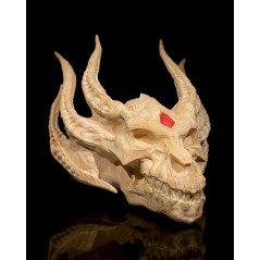 Silver Dragon Skull